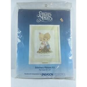Precious Moments LOVE ONE ANOTHER Counted Cross Stitch Kit Vintage Sealed New